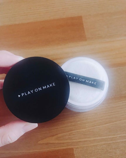 フェイスフィックスパウダー/play on make/ルースパウダーを使ったクチコミ(1枚目)