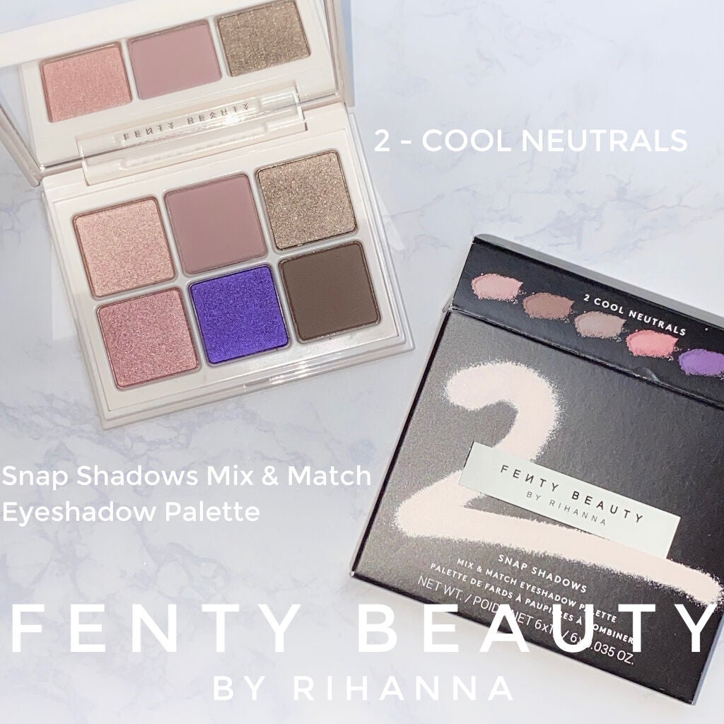 Snap shadows mix & match eyeshadow palette/FENTY BEAUTY BY RIHANNA/アイシャドウパレットを使ったクチコミ(1枚目)