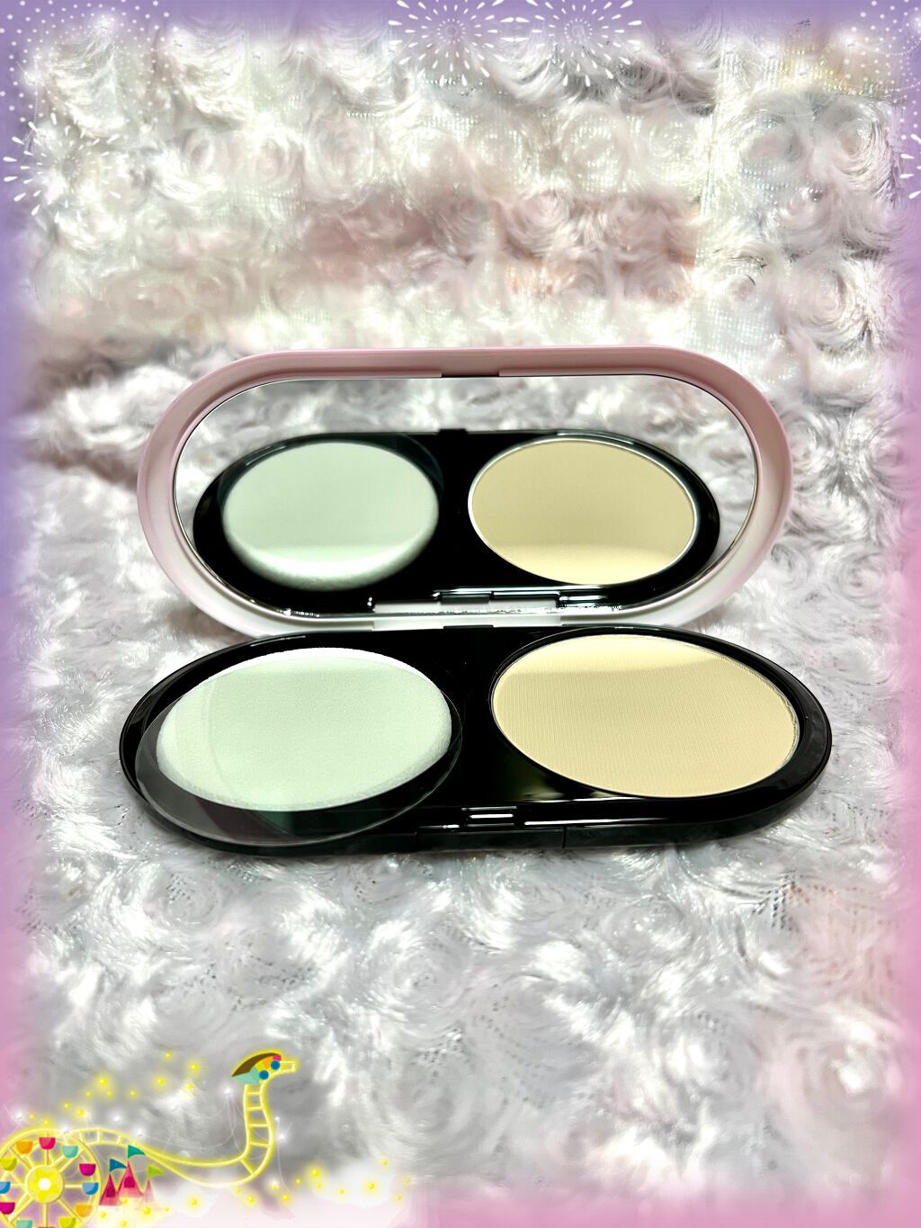 ライトフル C３ ナチュラル シルク パウダーファンデーション NC15/M・A・C/パウダーファンデーションを使ったクチコミ（2枚目）