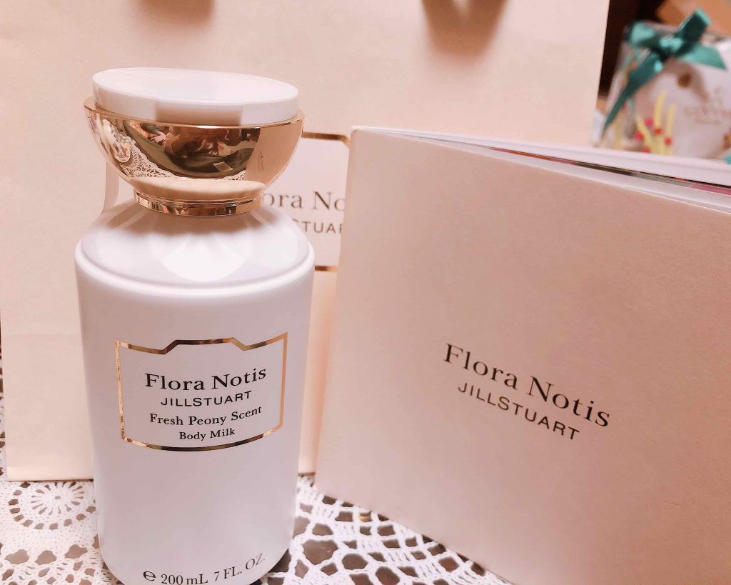 フレッシュピオニー ボディミルク/Flora Notis JILL STUART/ボディミルクを使ったクチコミ(1枚目)