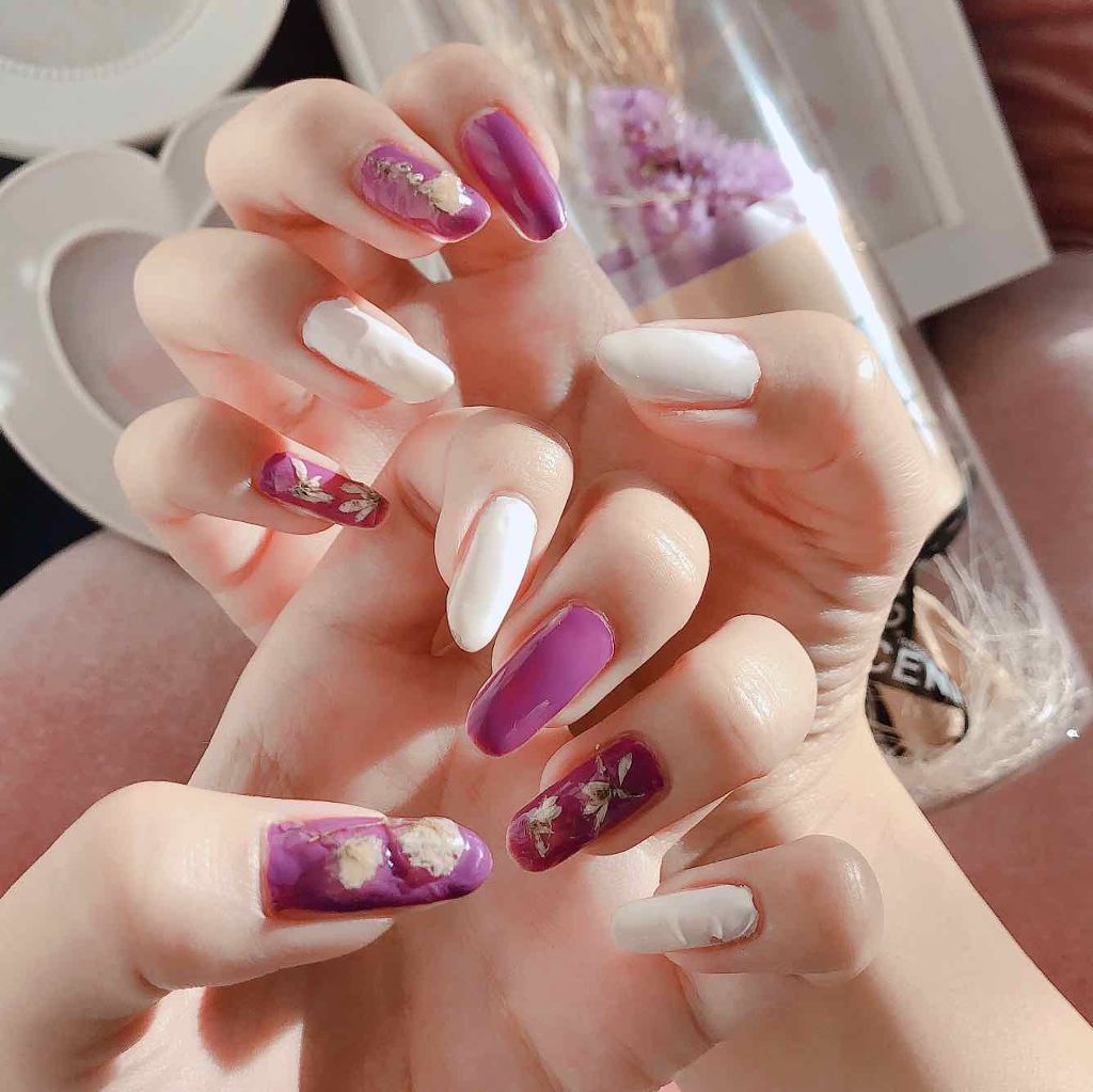 ジェルネイル（ライト対応）/セリア/ジェルネイルを使ったクチコミ（2枚目）