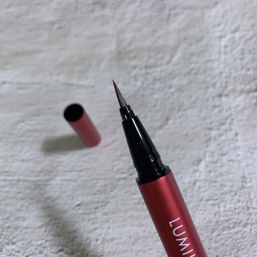 スキルレスライナー/LUMIURGLAS/リキッドアイライナーを使ったクチコミ（3枚目）