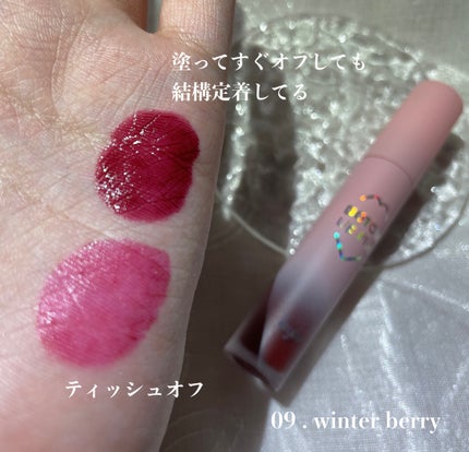 ドトムリッププラスプランパー 09 ウィンターベリー(Winter Berry)/keybo/リッププランパーを使ったクチコミ(3枚目)