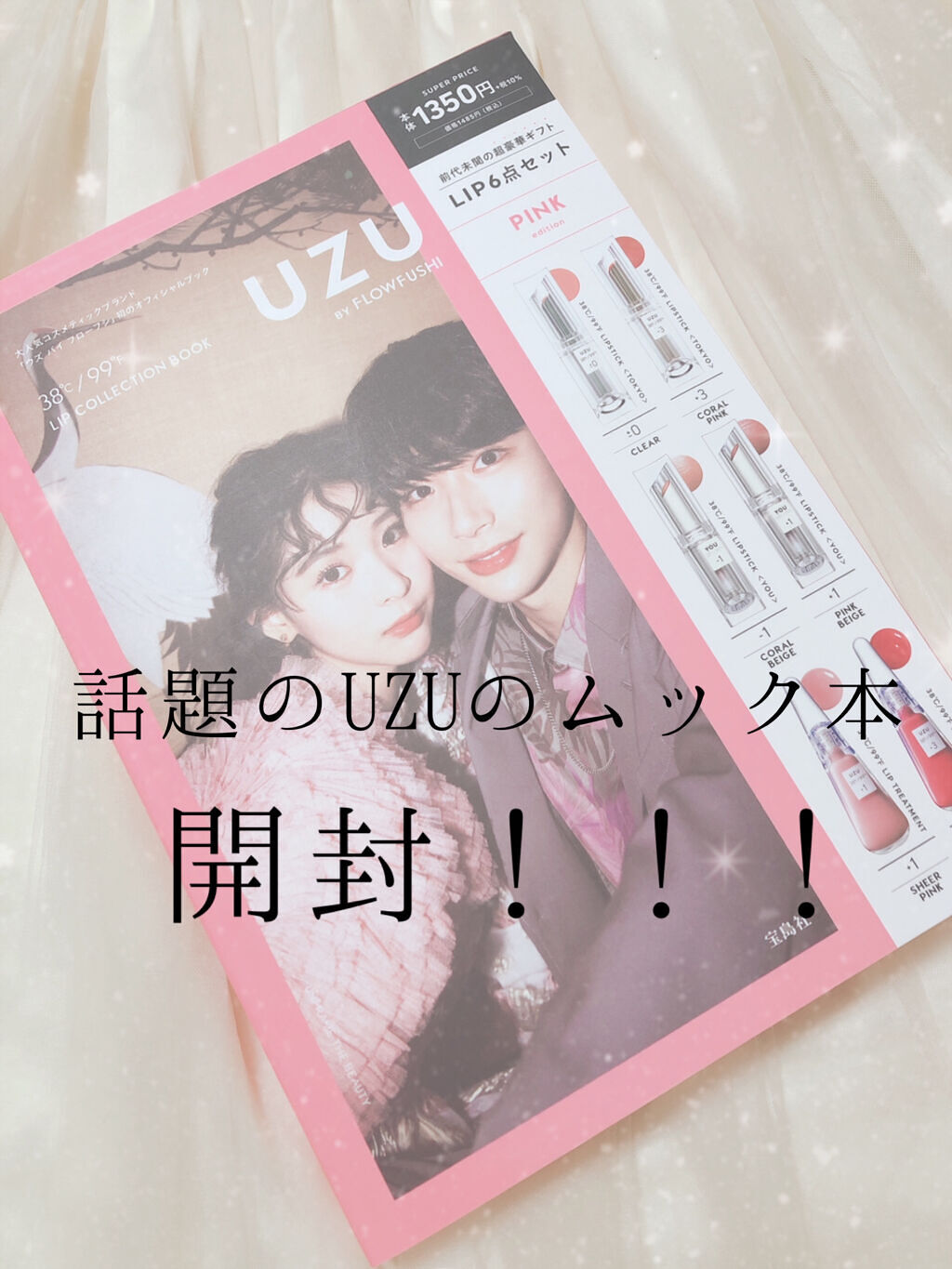 38°c/99°F   LIP COLLECTION BOOK RED edition/宝島社/雑誌を使ったクチコミ（1枚目）