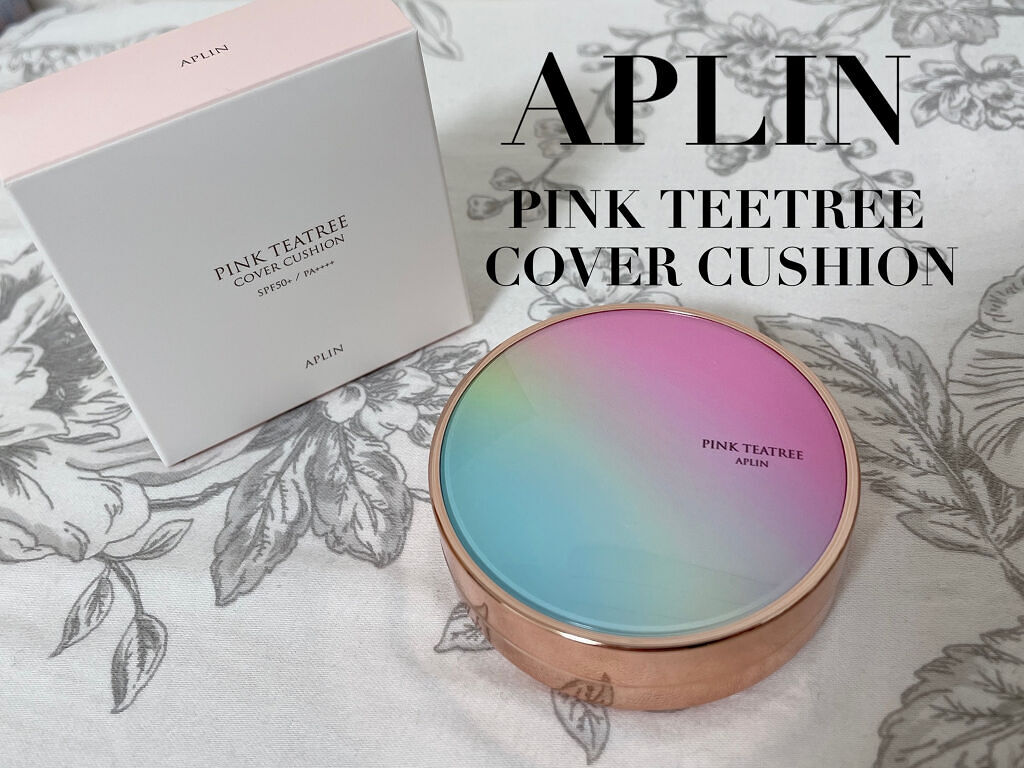 ピンクティーツリーカバークッション/APLIN/クッションファンデーションを使ったクチコミ（1枚目）