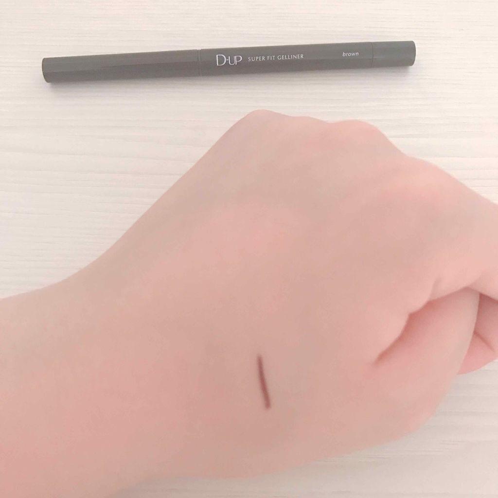 スーパーフィットジェルライナー/D-UP/ジェルアイライナーを使ったクチコミ(4枚目)