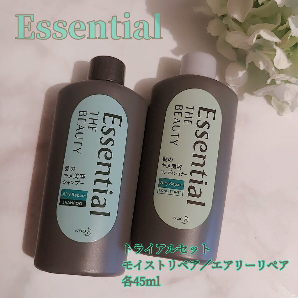 THE BEAUTY 髪のキメ美容シャンプー／コンディショナー＜エアリーリペア＞	/エッセンシャル/シャンプー・コンディショナーを使ったクチコミ（1枚目）
