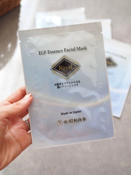 Royal Facial Mask ローヤル シートマスク トライアルセット 5枚/昭和商事/シートマスク・パックを使ったクチコミ(2枚目)