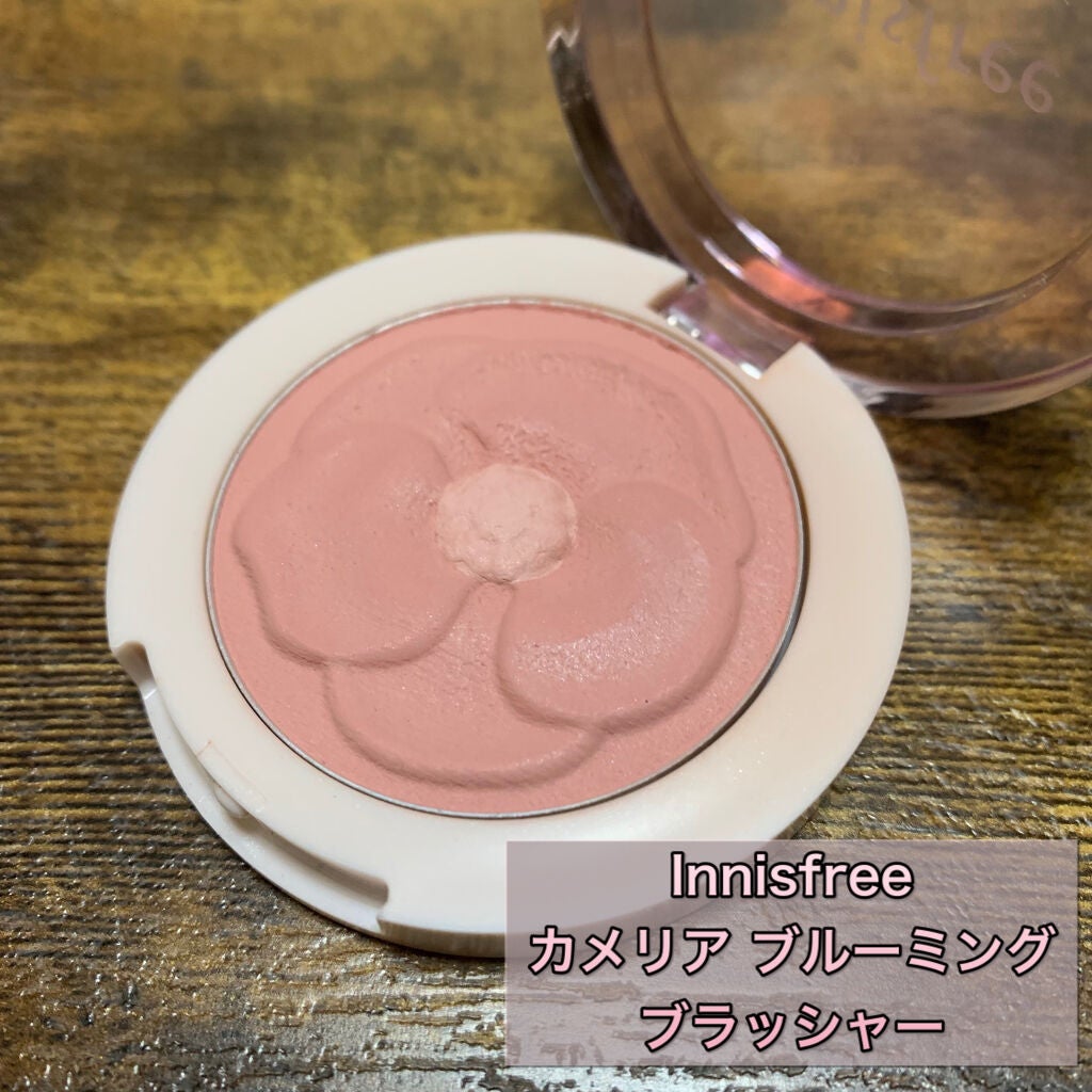 済州 カラーピッカー椿ブルーミングチーク/innisfree/パウダーチークを使ったクチコミ(1枚目)