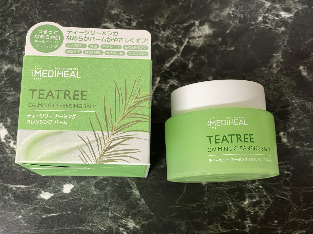 ティーツリーカーミングクレンジングバーム/MEDIHEAL/クレンジングバームを使ったクチコミ（1枚目）