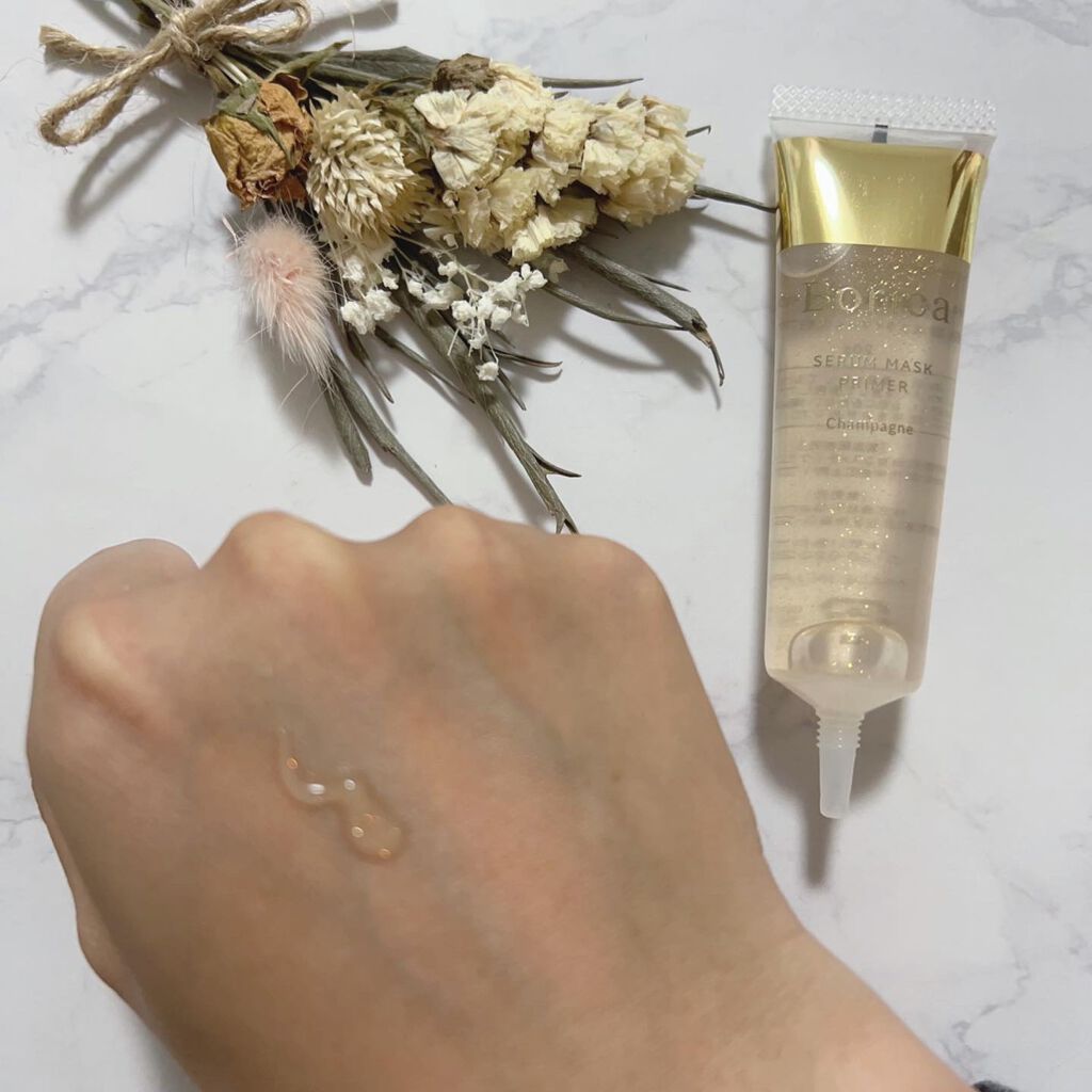 美容液マスクプライマー(シャンパン)/Borica/化粧下地を使ったクチコミ（2枚目）