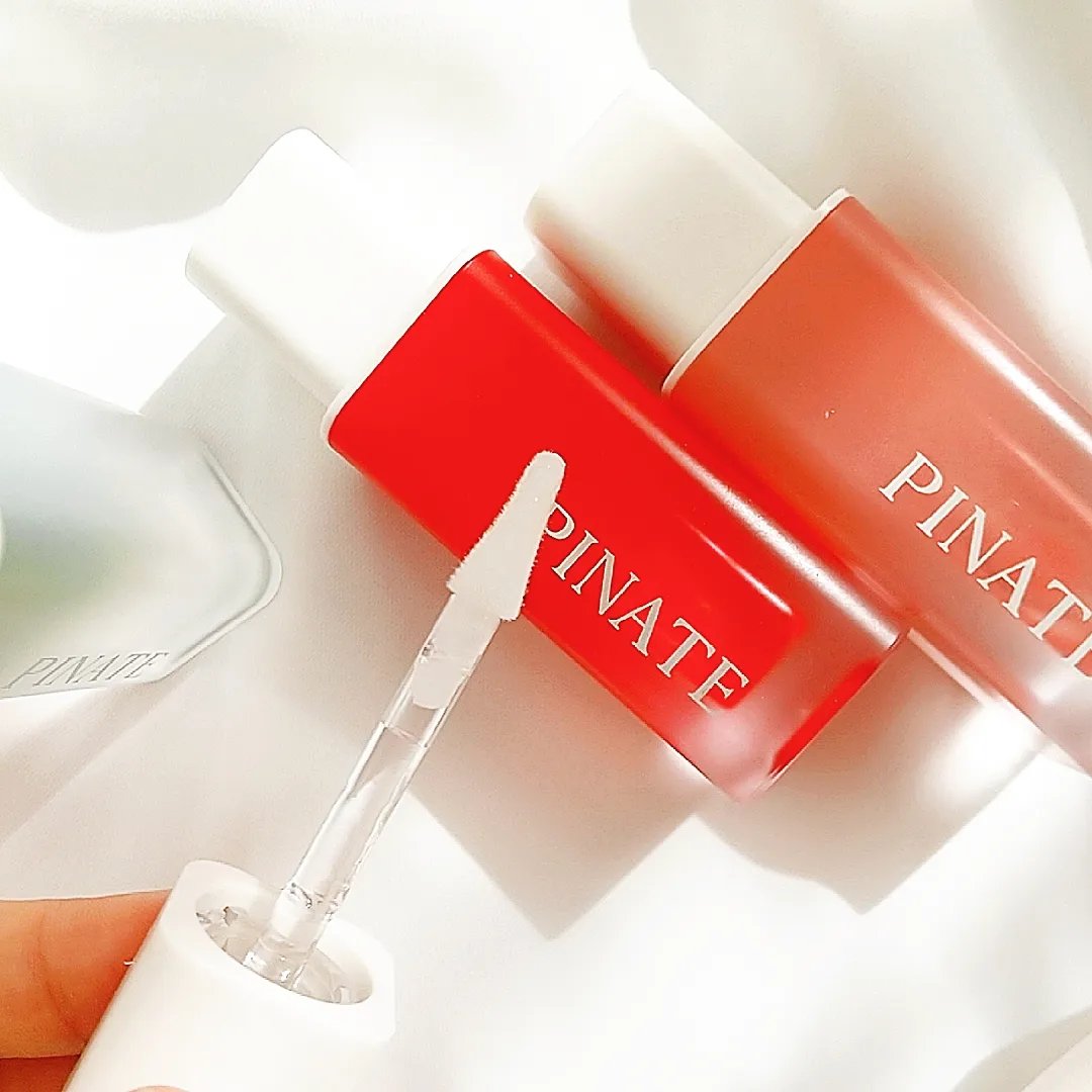 ナチュラルブルームリップオイルセラム 3色セット/PINATE/リップグロスを使ったクチコミ（2枚目）