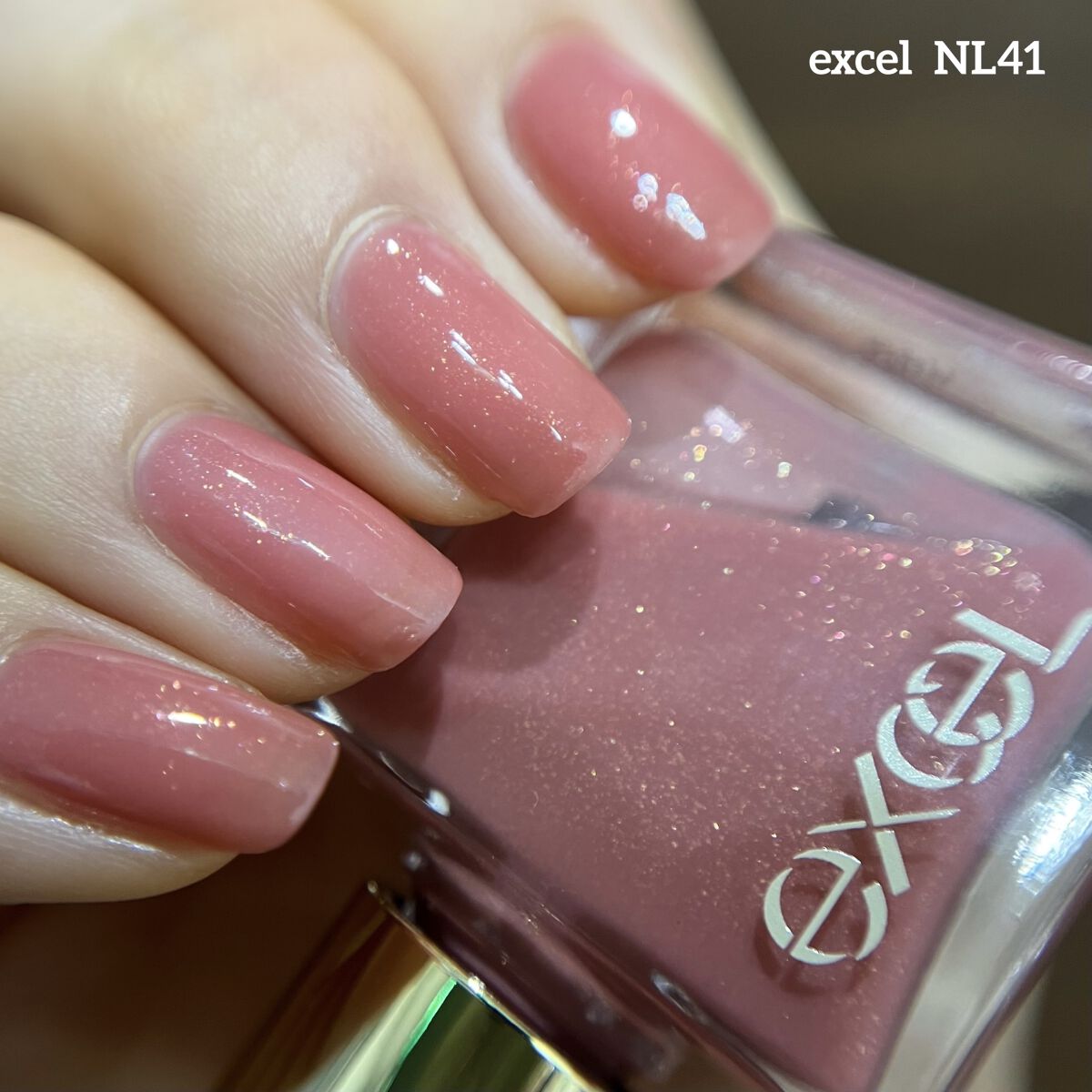 エクセル ネイルポリッシュ N NL41 あまい夢(ルビーピンク)/excel/マニキュアを使ったクチコミ（1枚目）