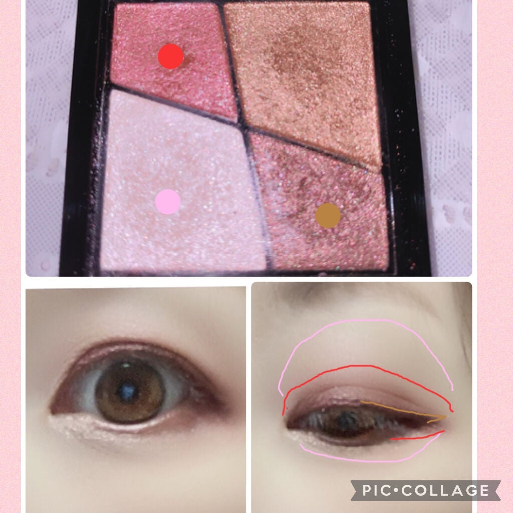 UR GLAM EYE & CHEEK COLOR/U R GLAM/単色アイシャドウを使ったクチコミ(2枚目)