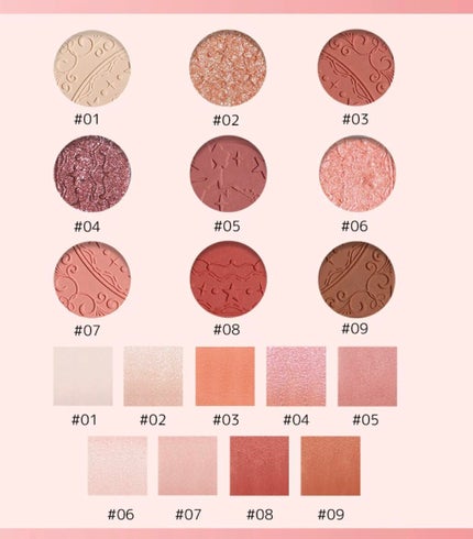 クォーツ 9色アイシャドウパレット(ドリームランドアイシャドウ)/ZEESEA/アイシャドウパレットを使ったクチコミ(3枚目)