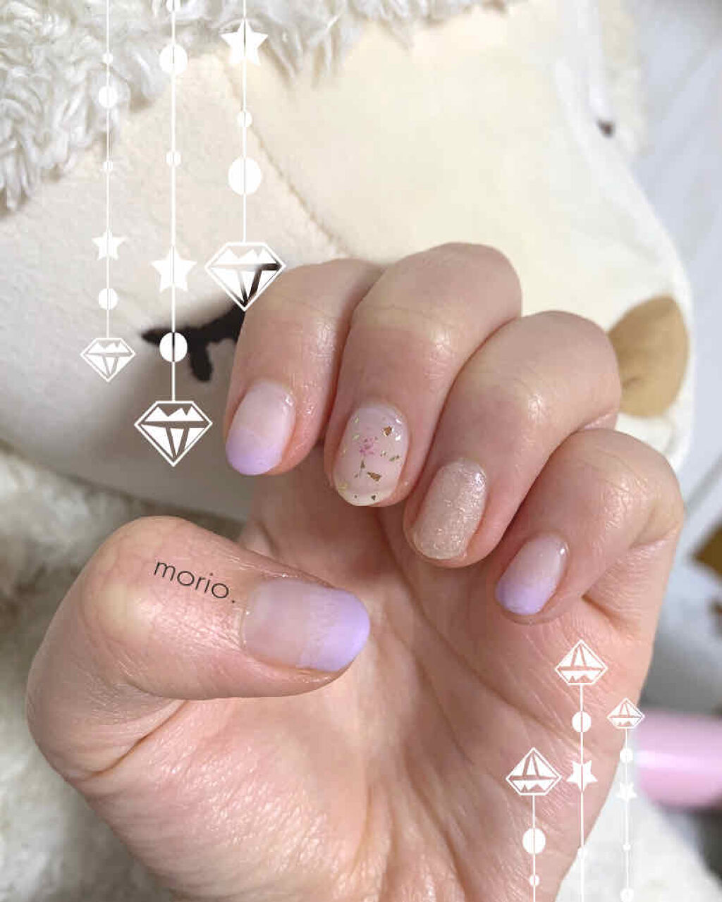 ダイソー エスポルール ネイルポリッシュ/エスポルール/マニキュアを使ったクチコミ（2枚目）