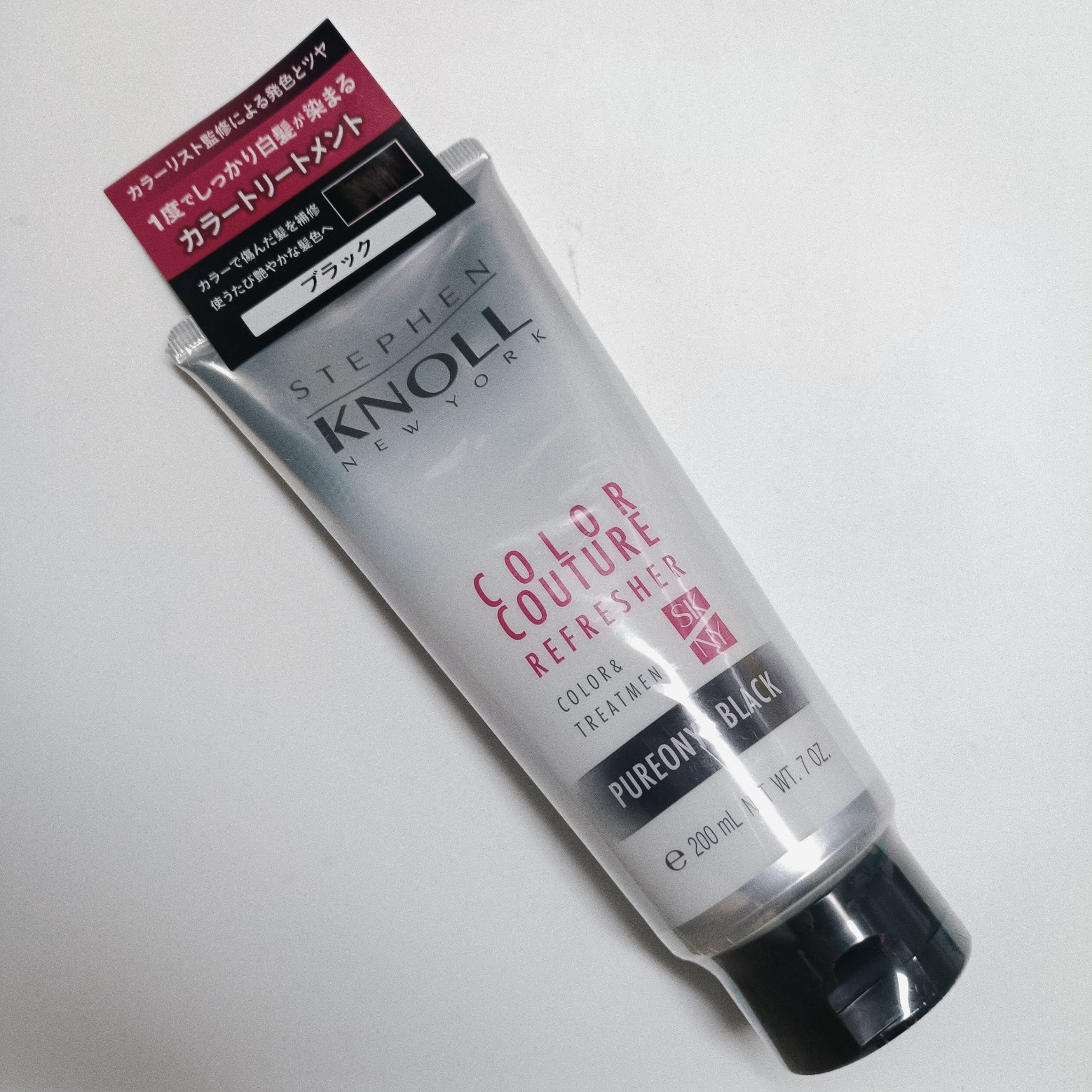 カラークチュール カラートリートメント 001 ブラック/スティーブンノル ニューヨーク/ヘアカラーを使ったクチコミ（1枚目）