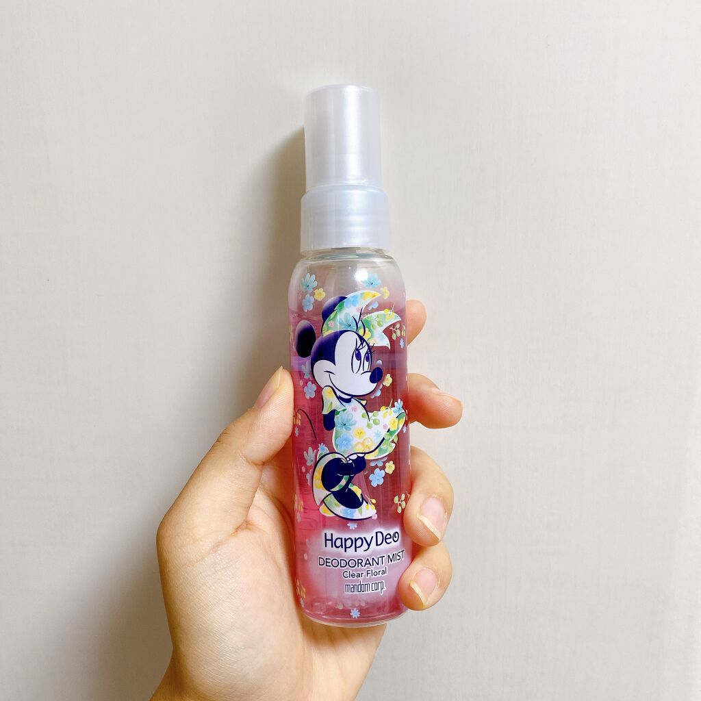 マンダム ハッピーデオ  デオドラントミスト クリアフローラルのクチコミ「\マンダム ハッピーデオ  
　　　　　　デオドラントミスト クリアフローラル/


清楚で上.....」（3枚目）