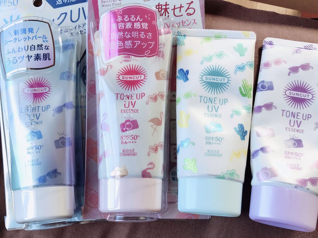 トーンアップUV エッセンス/サンカット®/日焼け止めローションを使ったクチコミ（1枚目）