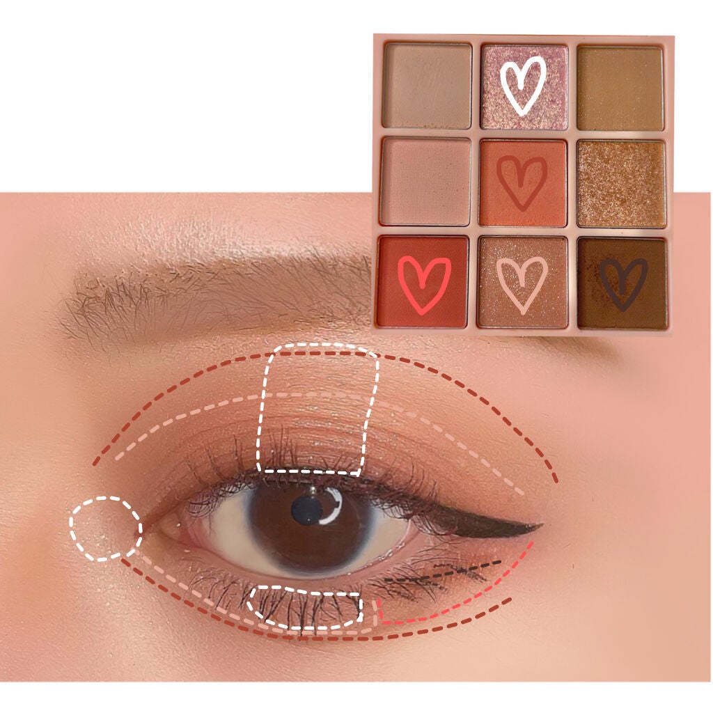 ワンピックアイシャドウパレット/APLIN/アイシャドウパレットを使ったクチコミ(2枚目)