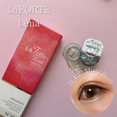 LaFORTE Lena 1day UV No.102 ミスティローズ/LaFORTE/ワンデー（１DAY）カラコンを使ったクチコミ（2枚目）