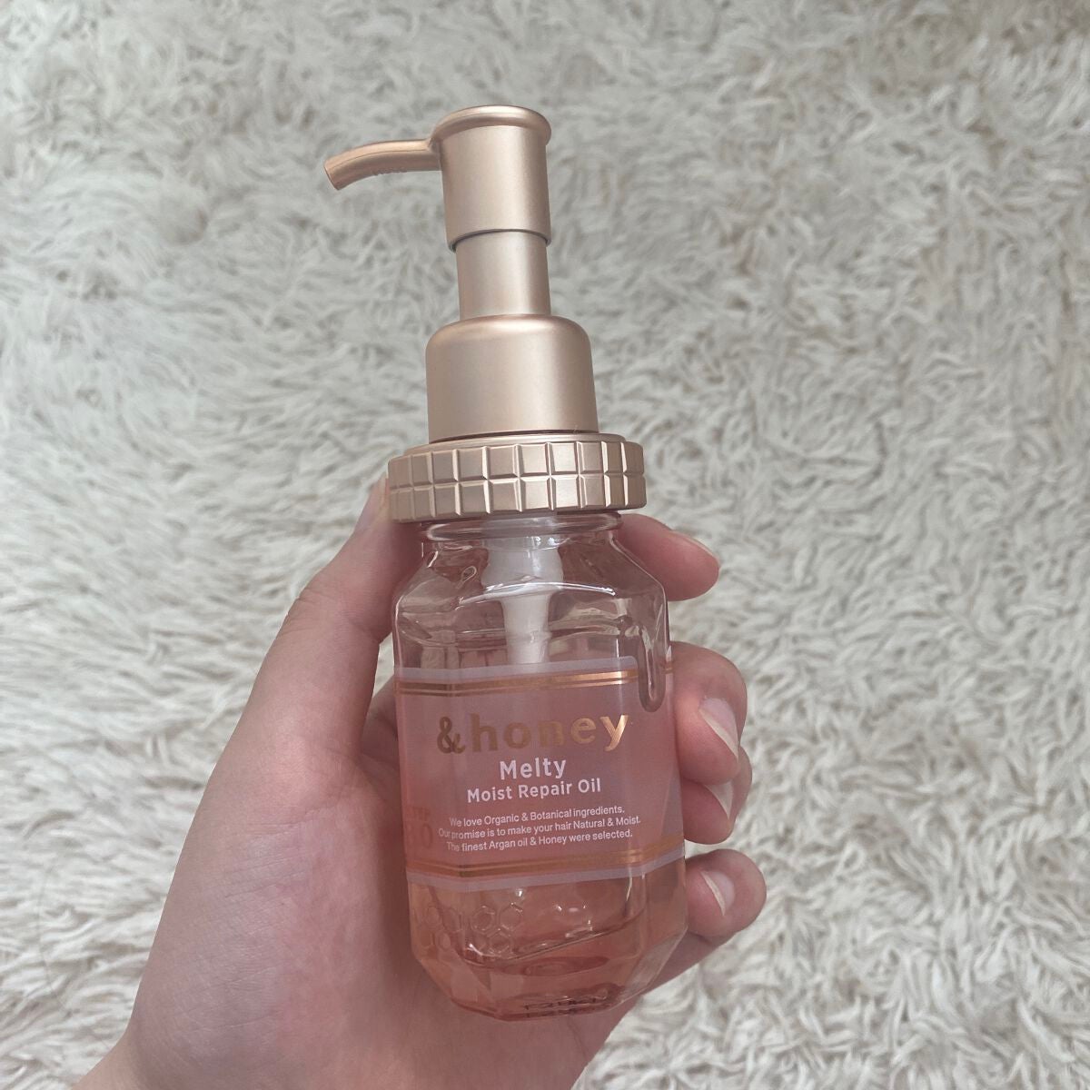 &honey メルティ モイストリペア ヘアオイル 3.0/&honey/ヘアオイルを使ったクチコミ(1枚目)