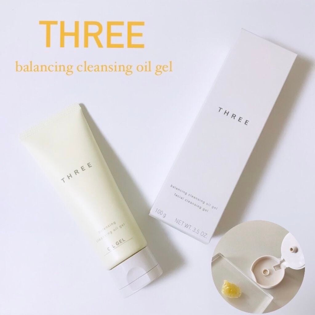 THREE バランシング クレンジング オイルジェル/THREE/クレンジングジェルを使ったクチコミ(1枚目)
