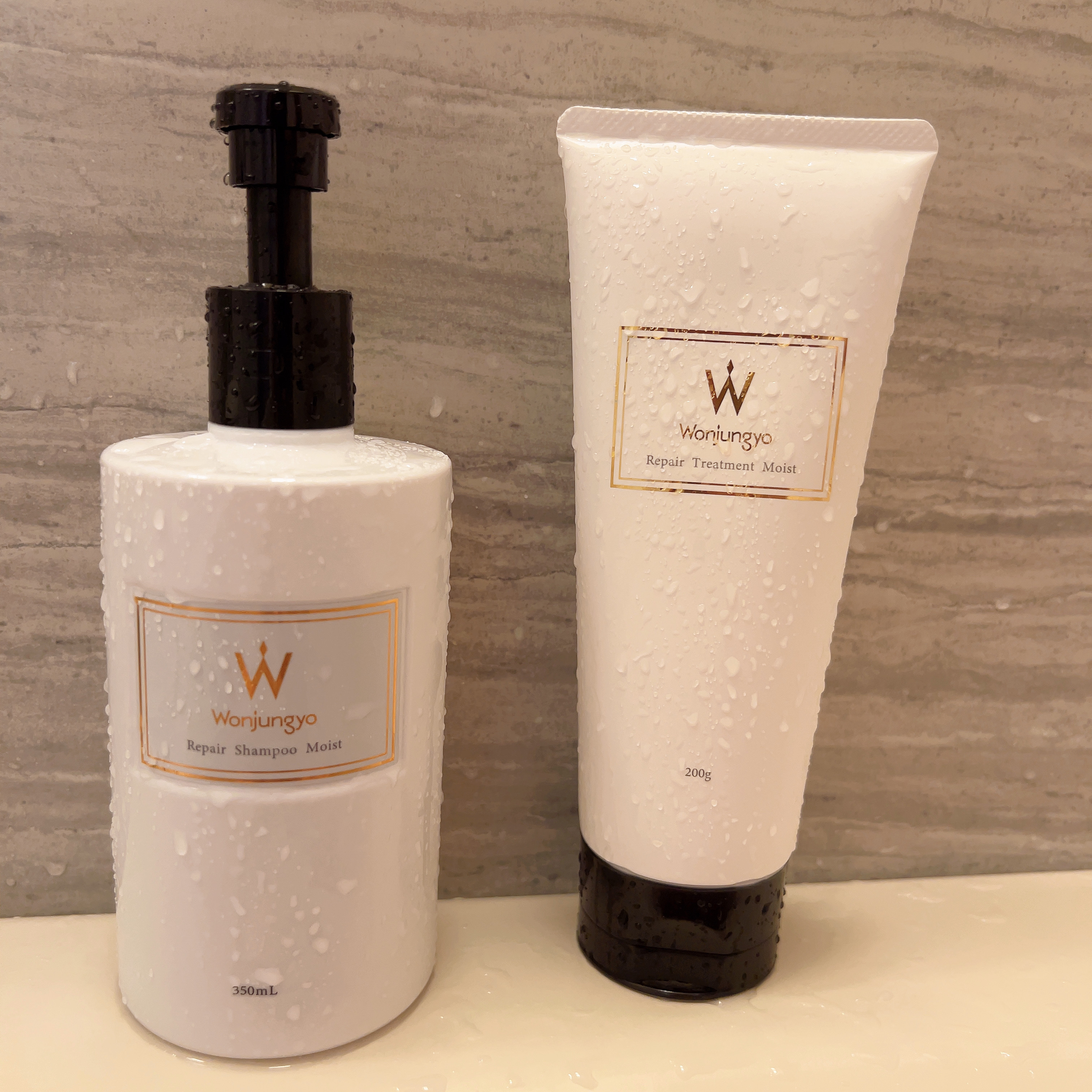 ウォンジョンヨ リペアシャンプー モイスト／リペアトリートメント モイスト/Wonjungyo/市販シャンプーを使ったクチコミ（2枚目）
