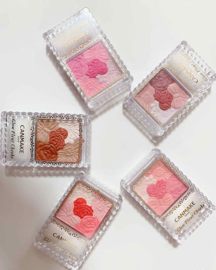 グロウフルールチークス/キャンメイク/パウダーチークを使ったクチコミ(1枚目)