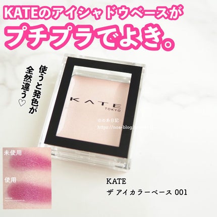 ザ アイカラーベース/KATE/アイシャドウベースを使ったクチコミ(1枚目)