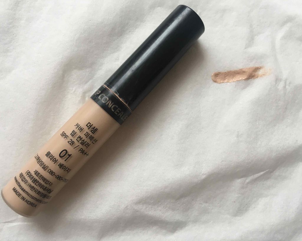 カバーパーフェクション チップコンシーラー/the SAEM/リキッドコンシーラーを使ったクチコミ(2枚目)