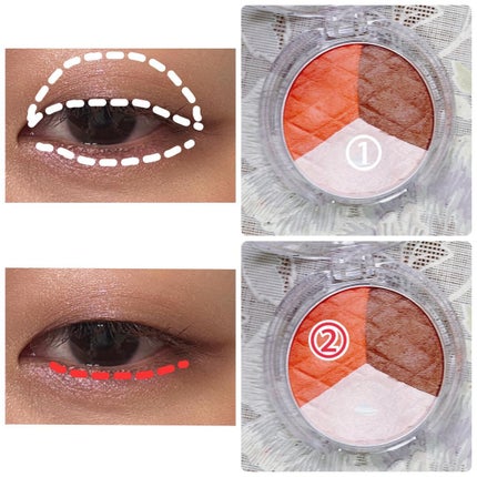 アイニュアンス/キャンメイク/アイシャドウパレットを使ったクチコミ(6枚目)