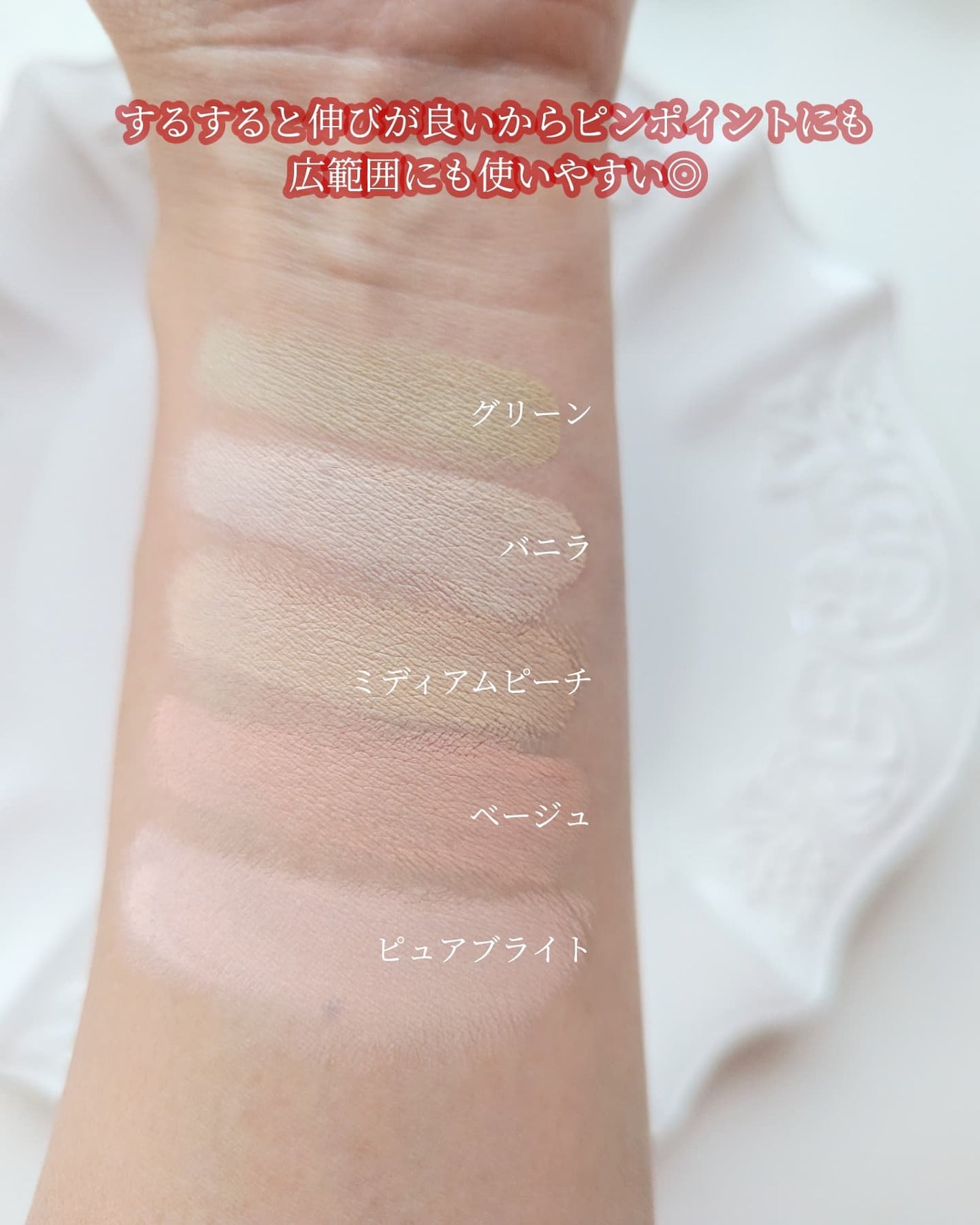 コンシールブレンダーパレット/LUNA/パレットコンシーラーを使ったクチコミ(3枚目)