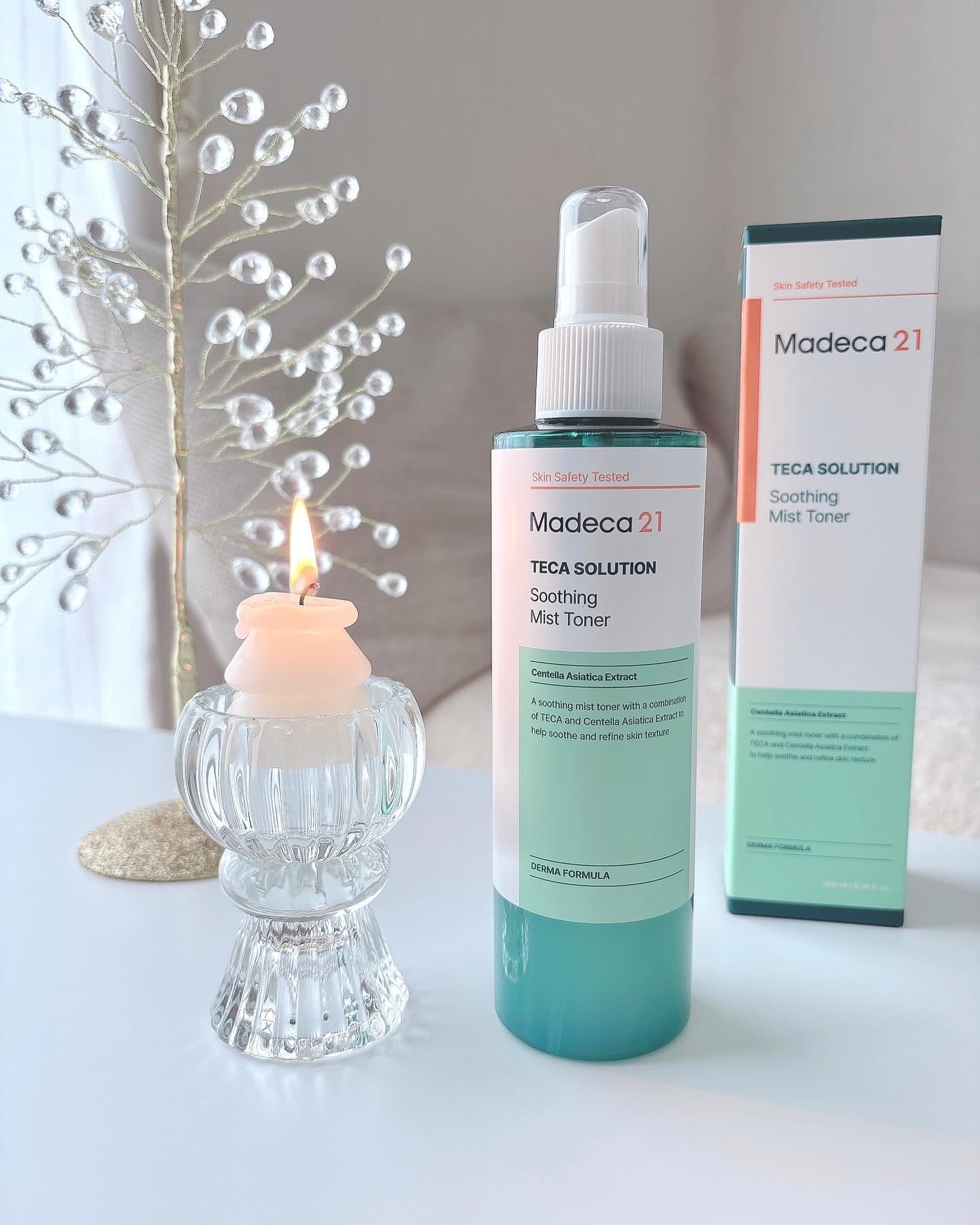 テカソルーションスージングミストトナー/Madeca21/ミスト状化粧水を使ったクチコミ（3枚目）