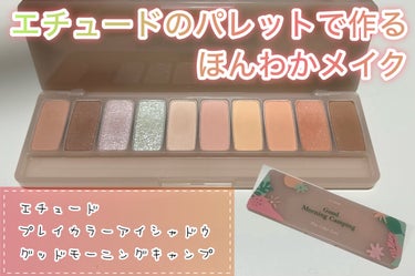 プレイカラー アイシャドウ グッドモーニングキャンプ/ETUDE/パウダーアイシャドウを使ったクチコミ（1枚目）