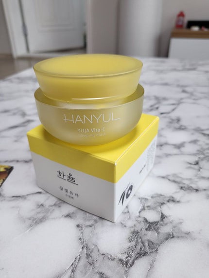 月光ゆず睡眠パック(旧バージョン)/HANYUL(ハンユル)/フェイスクリームを使ったクチコミ(2枚目)