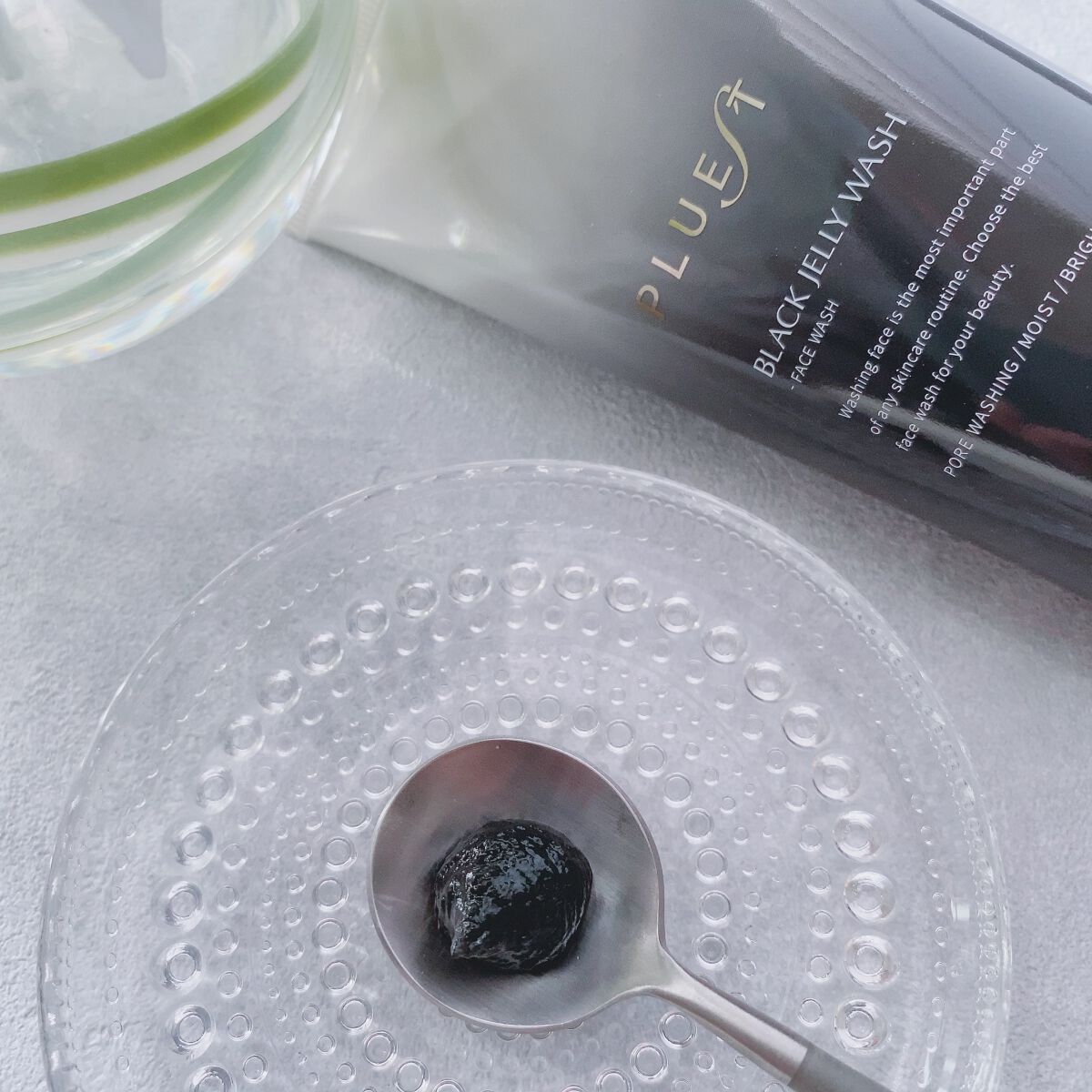 BLACK JELLY WASH（ブラックジェリーウォッシュ）/PLUEST/その他洗顔料を使ったクチコミ（3枚目）
