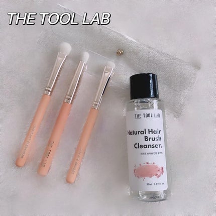 天然毛 ブラシクリーナークレンザー/THE TOOL LAB/その他を使ったクチコミ(1枚目)