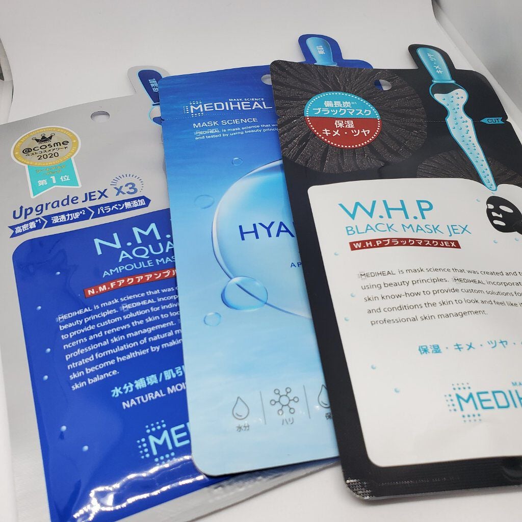 N.M.FアクアアンプルマスクJEX/MEDIHEAL/シートマスク・パックを使ったクチコミ(1枚目)