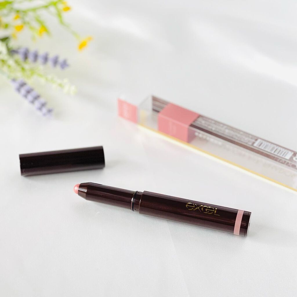 グリームオンフィットシャドウ/excel/スティックアイシャドウを使ったクチコミ(3枚目)