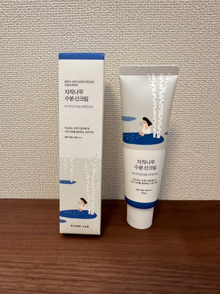 白樺水分uvクリーム/ROUND LAB/日焼け止めクリームを使ったクチコミ(1枚目)