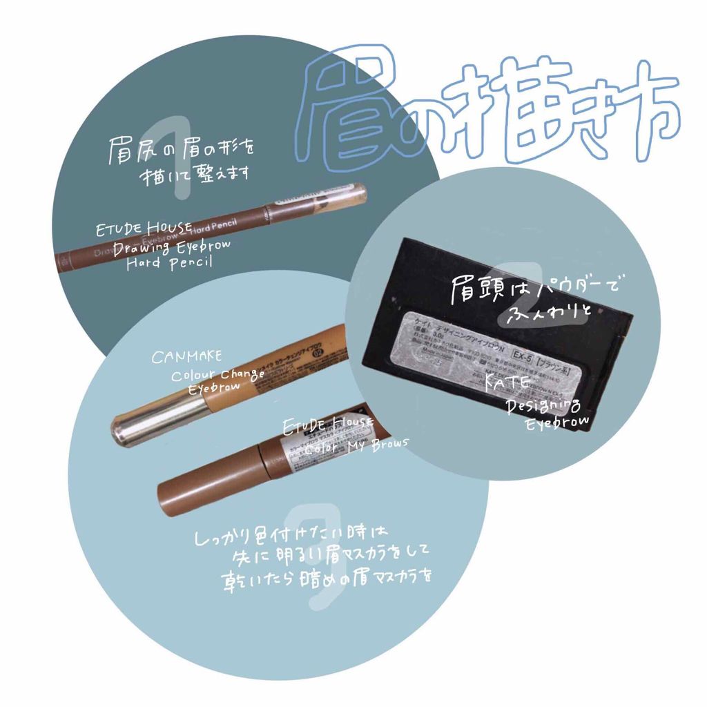 カラーチェンジアイブロウ/キャンメイク/眉マスカラを使ったクチコミ(1枚目)
