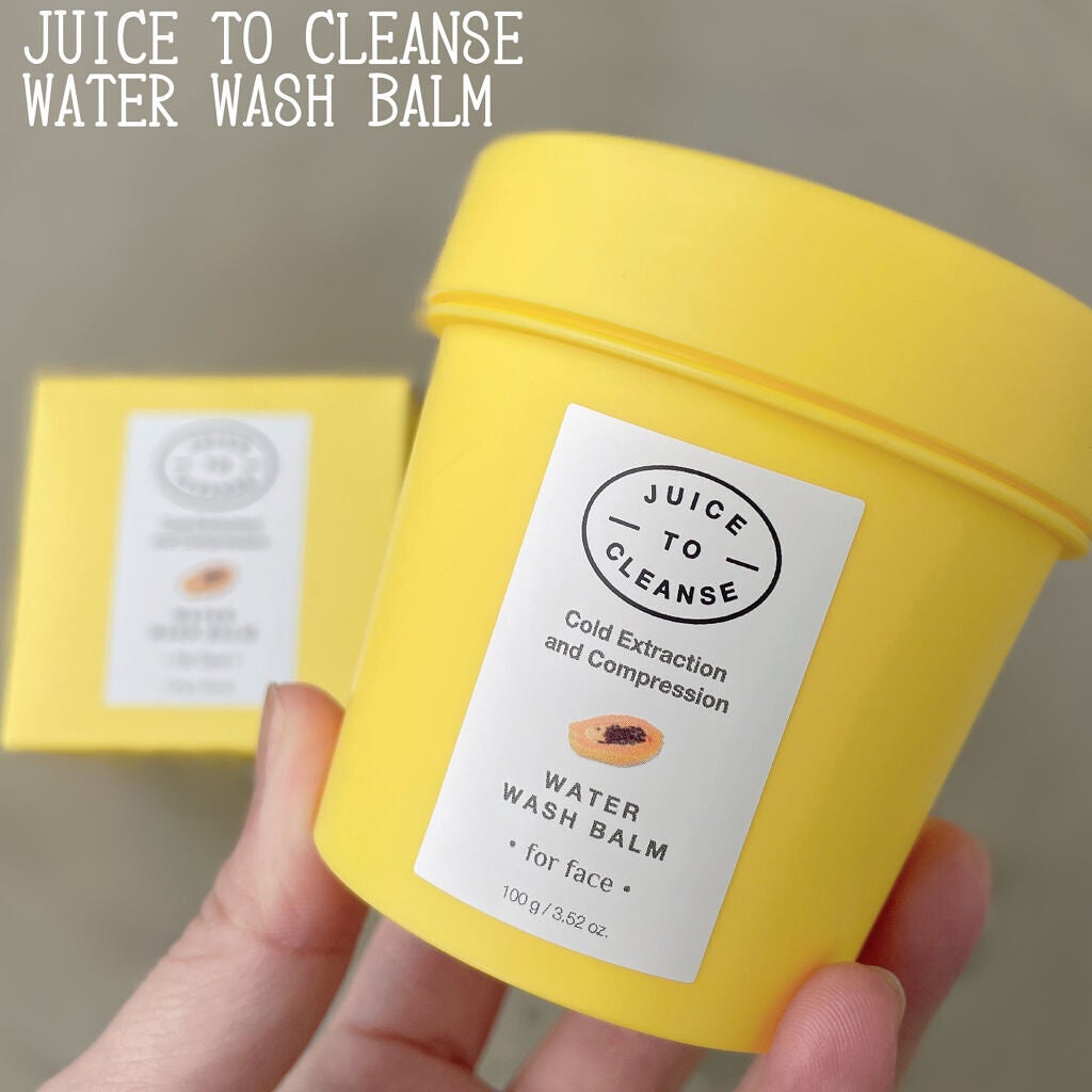 ウォーターウォッシュバーム/JUICE TO CLEANSE/スクラブ・ゴマージュを使ったクチコミ(1枚目)