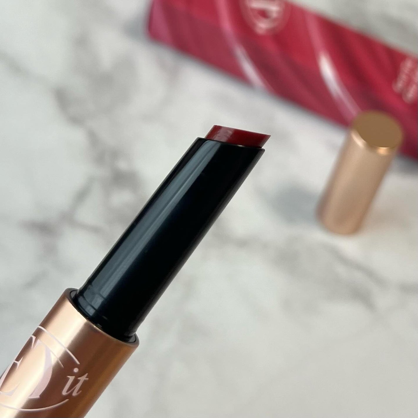 ゲットイットティントグレーズバーム/TONYMOLY/リップティントを使ったクチコミ(5枚目)