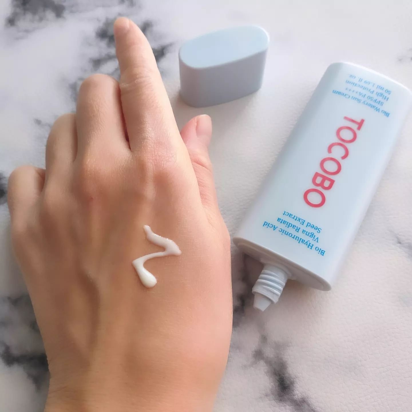 白樺水分uvクリーム/ROUND LAB/日焼け止めクリームを使ったクチコミ（2枚目）