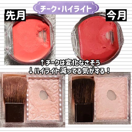 うーたん☺️投稿ある方フォロバ on LIPS 「底見えコスメを最後まで使い切るために記録中です!開始月の先月分..」(4枚目)