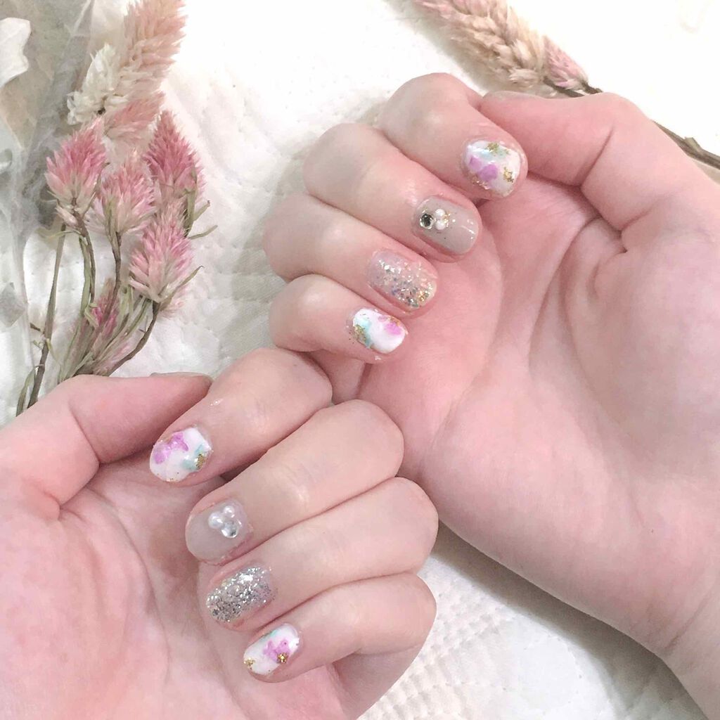 デコレーションネイルパーツ/DAISO/ネイルチップ・パーツを使ったクチコミ（2枚目）