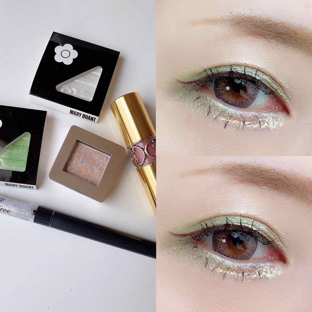 アイオープナー 047 (G)/MARY QUANT/単色アイシャドウを使ったクチコミ（3枚目）