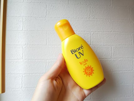 ビオレUV のびのびキッズミルク SPF50+/ビオレ/日焼け止めミルクを使ったクチコミ(1枚目)
