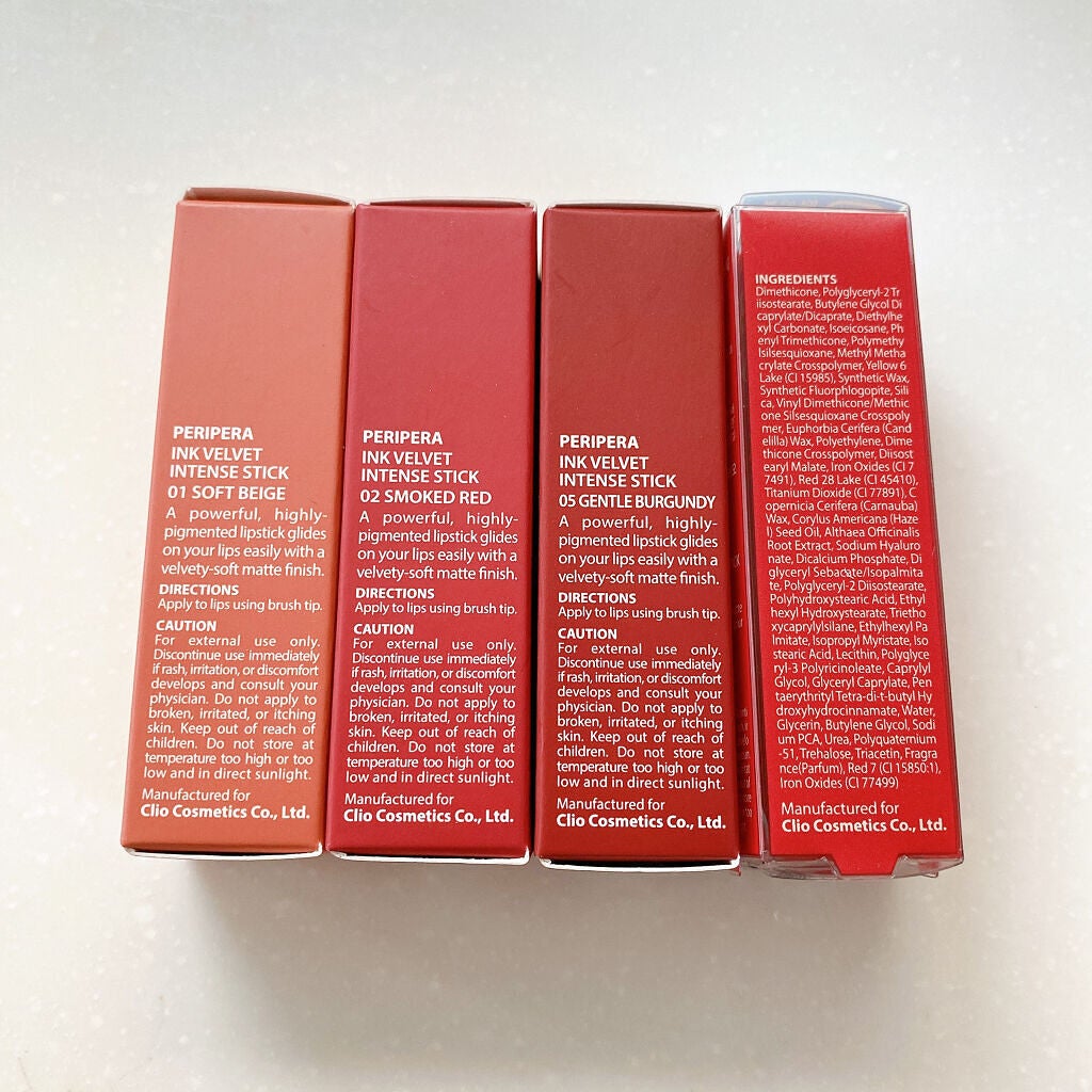インクベルベットインテンススティック/PERIPERA/口紅を使ったクチコミ(7枚目)